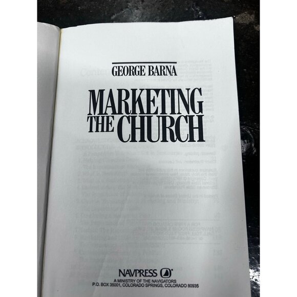 Marketing the church Book by George Barna Paperback 1991 - Picture 2 of 3